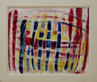 Orgelkonzert (Rainer Kunze)	 (60x50cm),	1990,	Öl und Pigmente auf Leinwand