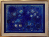 Glasperlenspiel (Hermann Hesse)	 (40x30cm),	2011,	Öl und Pigmente auf Leinwand