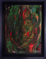 Es knospt, 1997 (Öl auf Leinwand, 20x24cm) [nach einem Gedicht von Hilde Domin]