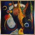 Pegasus, 2006 (Öl auf Holz, 80x80cm)