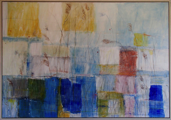 Schilflandschaft, 2011 (Öllasur und Pigmente auf Leinwand, 125x85cm) (Privatbesitz, Prien am Chiemsee)